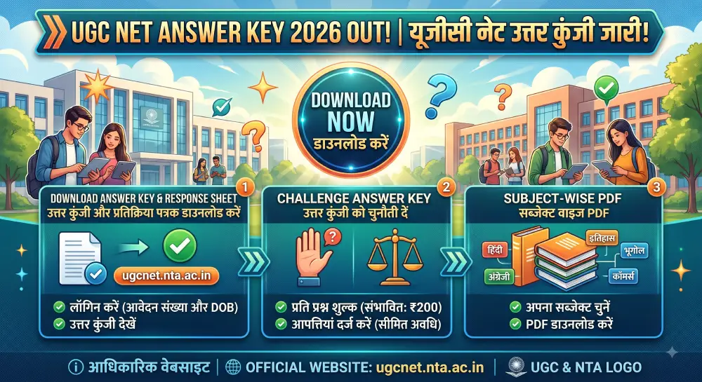 UGC NET Answer Key 2026