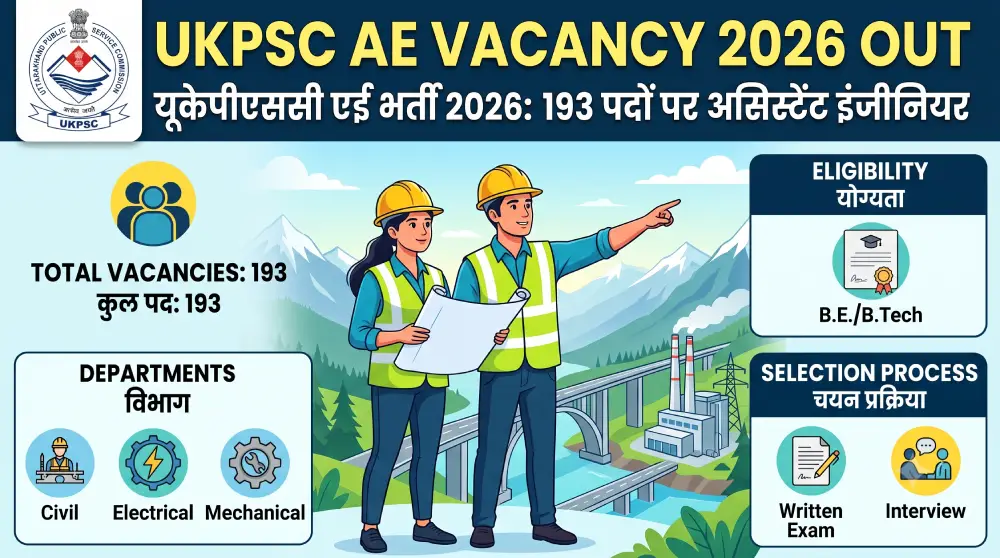 UKPSC AE Vacancy 2026