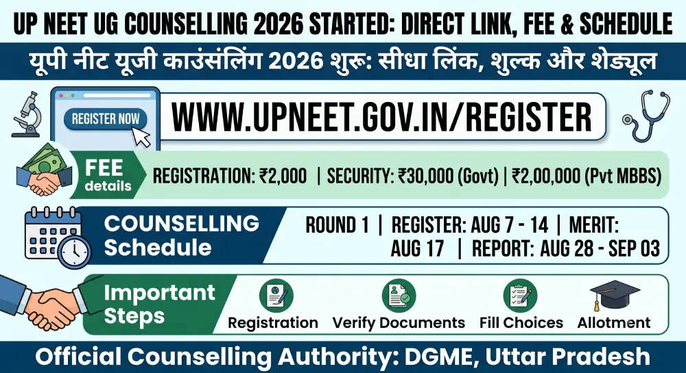 UP NEET UG Counselling 2026
