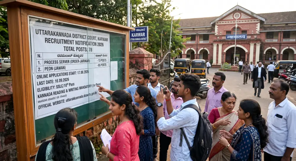 Uttarakannada District Court Recruitment 2026