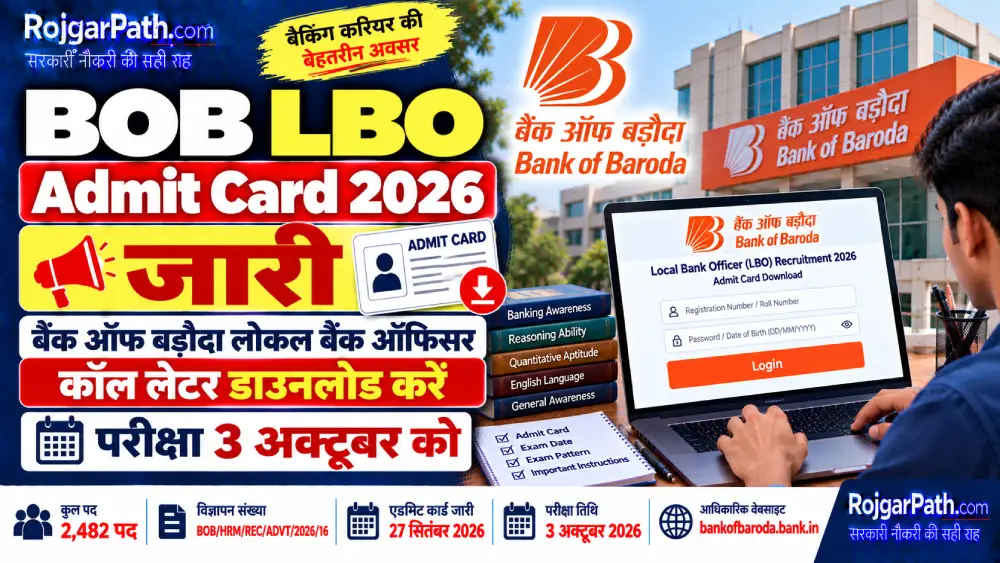 BOB LBO Admit Card 2026