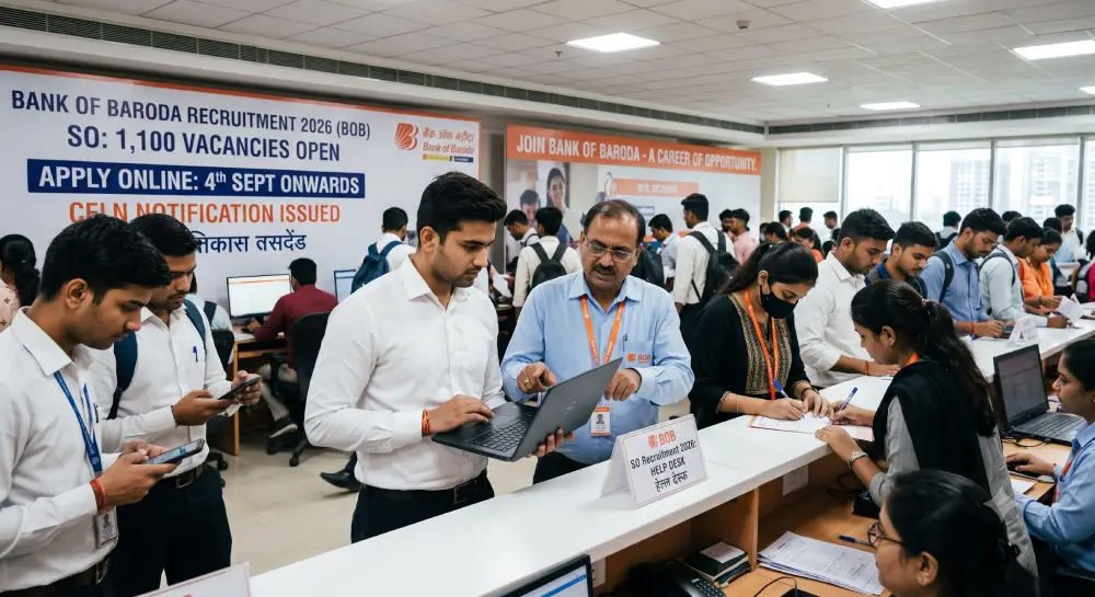 BOB SO Recruitment 2026: 1,100 पदों पर भर्ती, आवेदन 4 सितंबर से शुरू 2 BOB SO Recruitment 2026