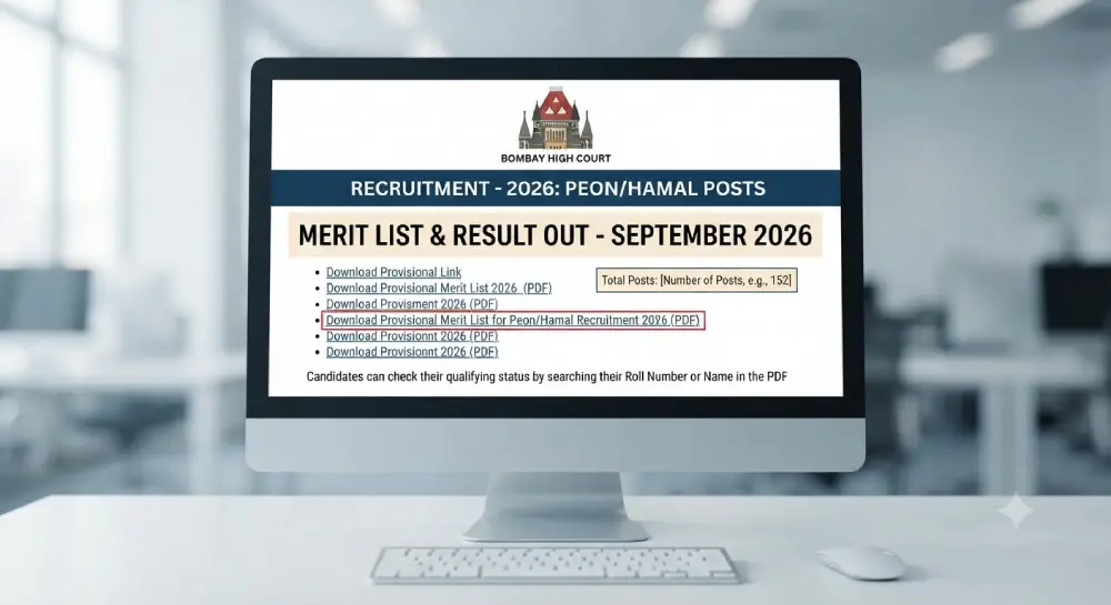 Bombay High Court Peon Result 2026