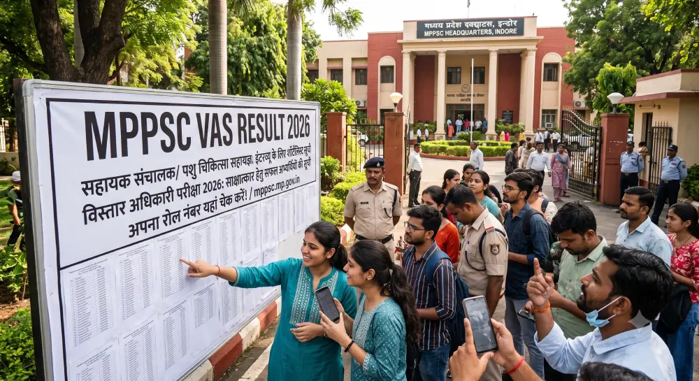 MPPSC VAS Result 2026 Out: इंटरव्यू के लिए शॉर्टलिस्ट सूची जारी, यहां चेक करें 2 MPPSC VAS Result 2026