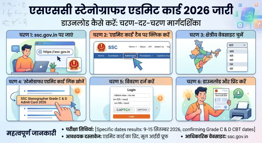 SSC Stenographer Admit Card 2026