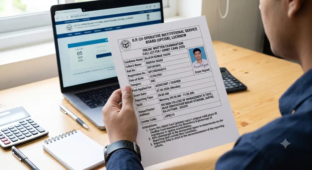 UP Cooperative Bank Admit Card 2026 जारी, ऐसे करें डाउनलोड 2 UP Cooperative Bank Admit Card 2026