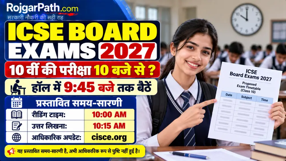 ICSE Board Exams 2027