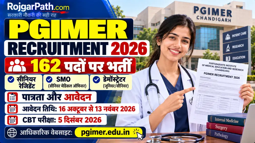 PGIMER Recruitment 2026