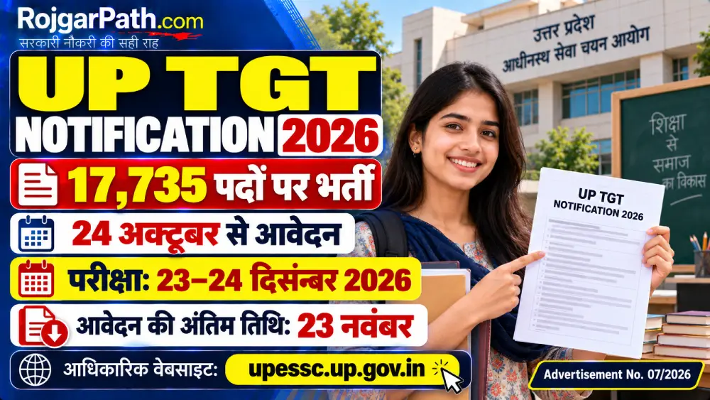 UP TGT Notification 2026